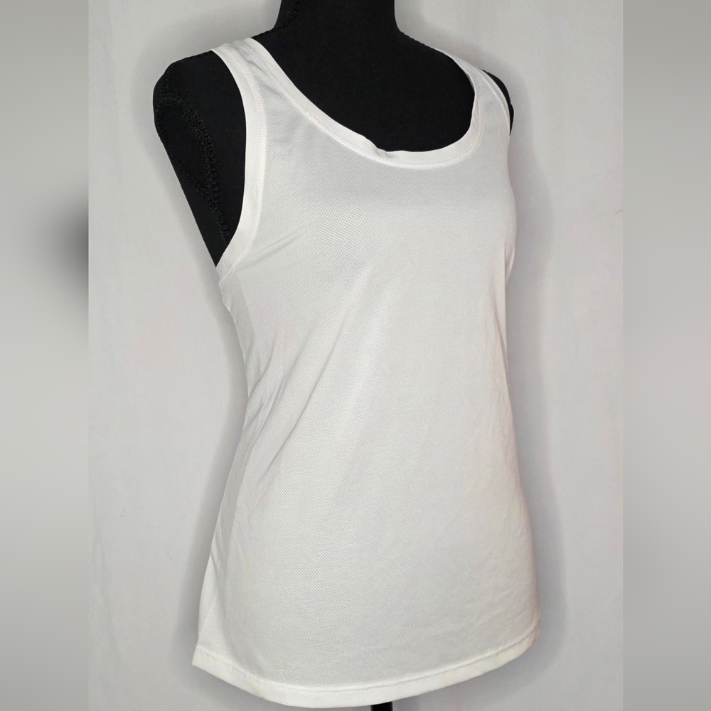 NWT Athletic Works Tank Tops Set of 2 -White & Mint Racerback Workout Size Large - Picture 8 of 11